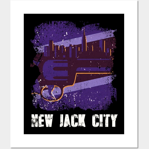 Classic Art New City Wall Art by Black Demon Bear